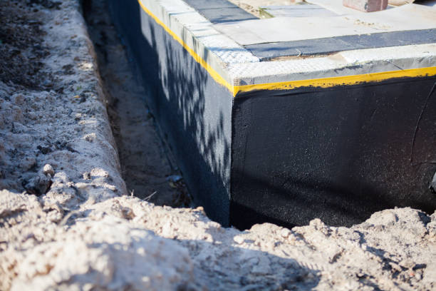 Residential Interior Drainage System installation at a Orange, VA home by SJ Waterproofing Pros